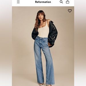 Reformation Cary Jeans Size 27